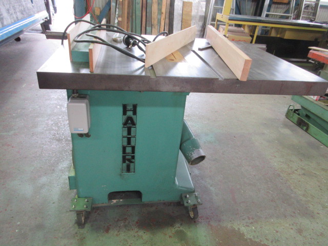 新着情報【服部機械の軸傾斜盤SB－12他、合計7台の中古木工機械が